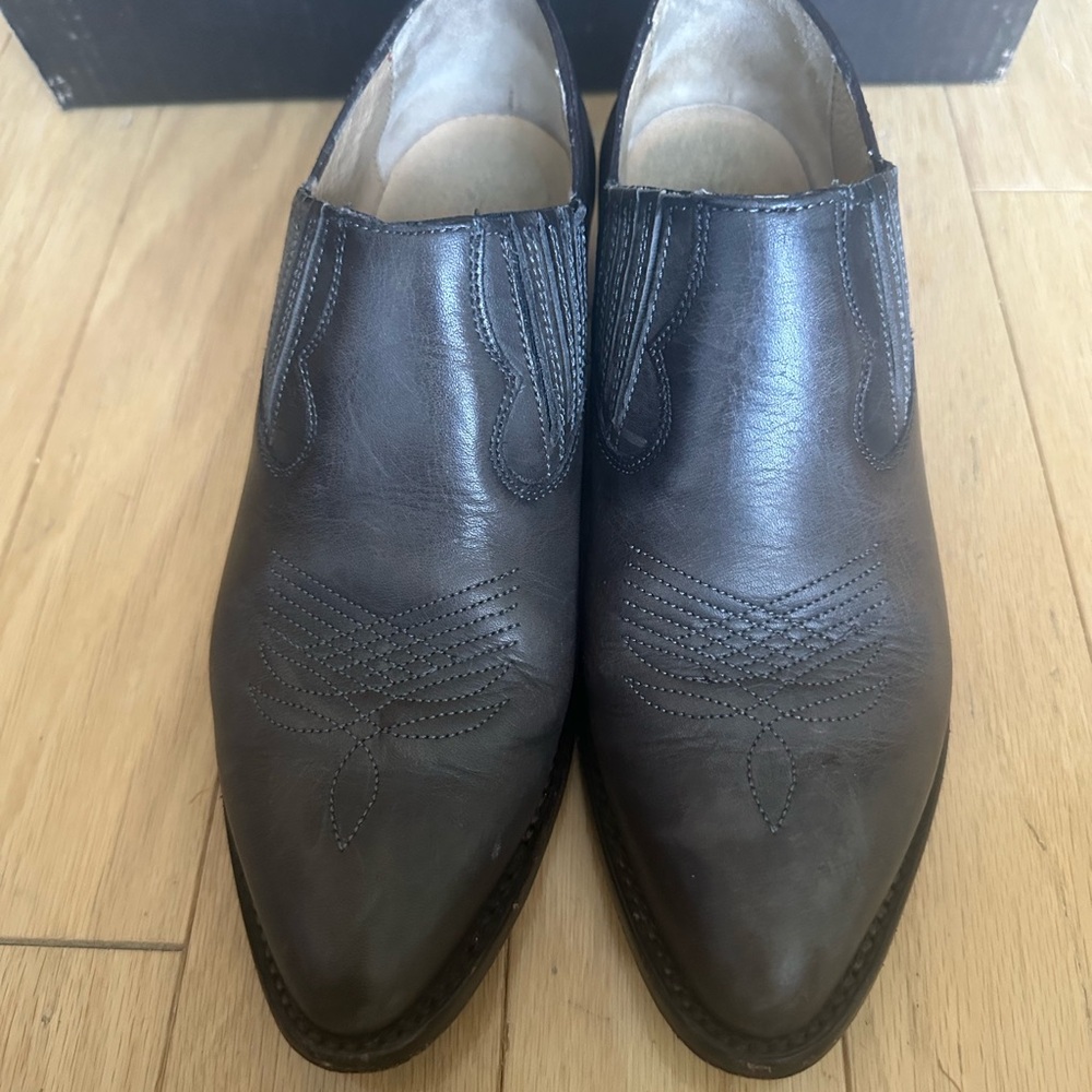 Frye Smoke Leather Billy Shootie